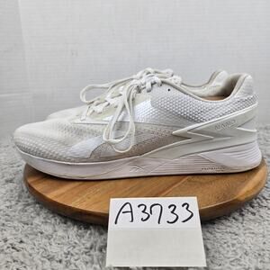 Reebok Mens 13 Nano X3 White Crossfit Performance Athletic Gym Training Shoe